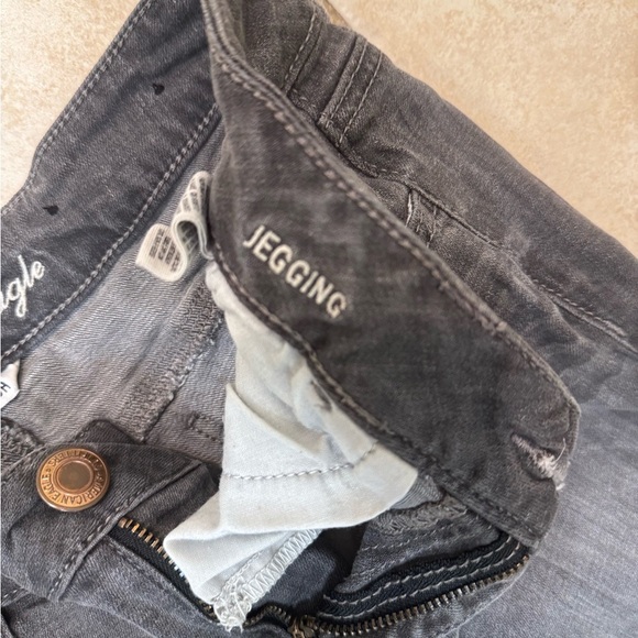 Women's Gray Jeans - Picture 3 of 5